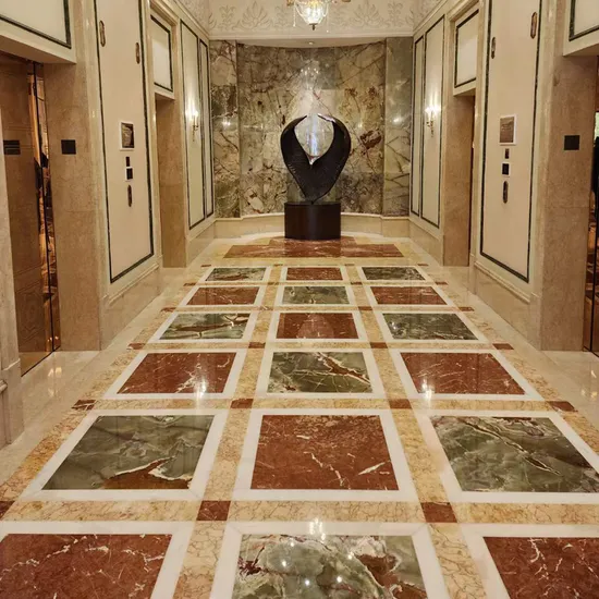 Translucent Backlit Green Onyx Jade Marble Roman Column Pillar 