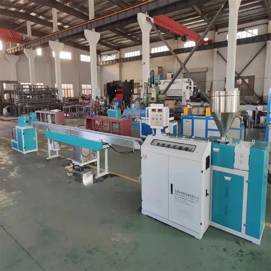 PP PE PVC 3 Color Plastic Artificial Rattan Production Line Rattan Making Machine 