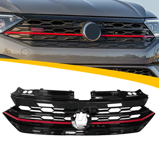 Sample Customization Carbon Fiber Gli Style Front Grille Trim for Volkswagen VW Sagitar Jetta Mk7 2019