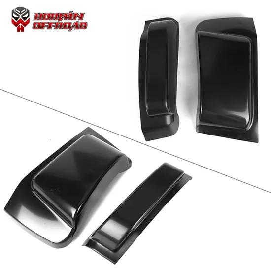 Side Body Molding Cladding Panel Door Molding Door Trim ABS Black 8 PCS for Tundra 2014