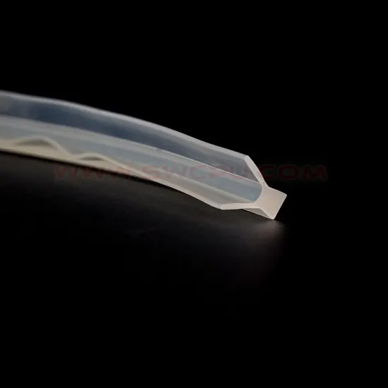 Custom Molding Flexible White / Clear Silicone Rubber Edge Trim 
