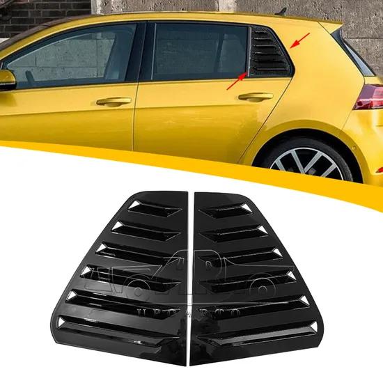 Factory Wholesale Shiny Black Rear Window Louver Cover Trim for Volkswagen Mk7 Golf 7 7.5 Gti Gtd R 