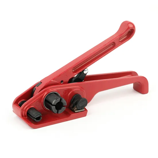 Black Red Handheld Strapping Tool Polyester Composite Fiber Cord Belt Tensioner for 13