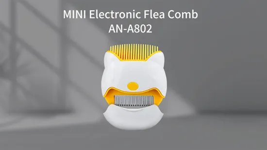 Rechargeable Electric Flea Comb for Cats and Dogs Grooming Tool 
